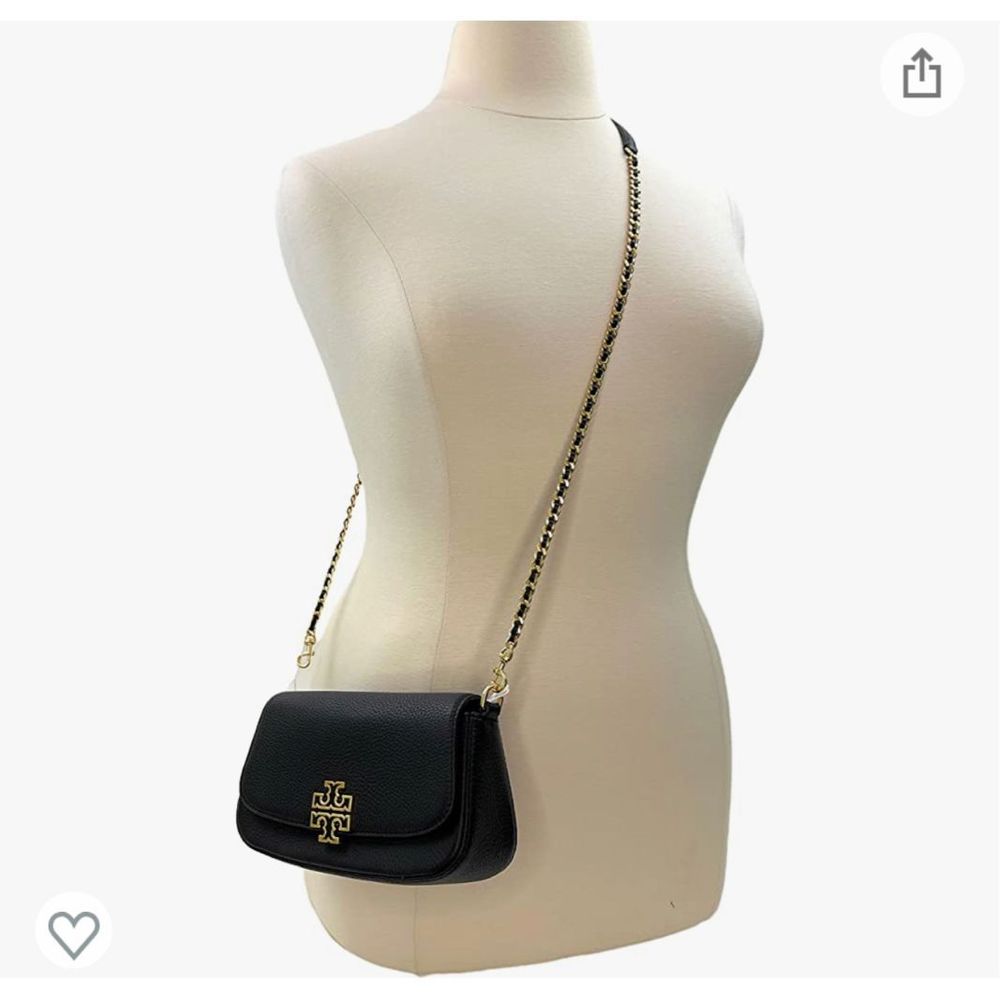 New Tory Burch Britten Convertible Crossbody Bag With Gold Hardware - Picture 4 of 11